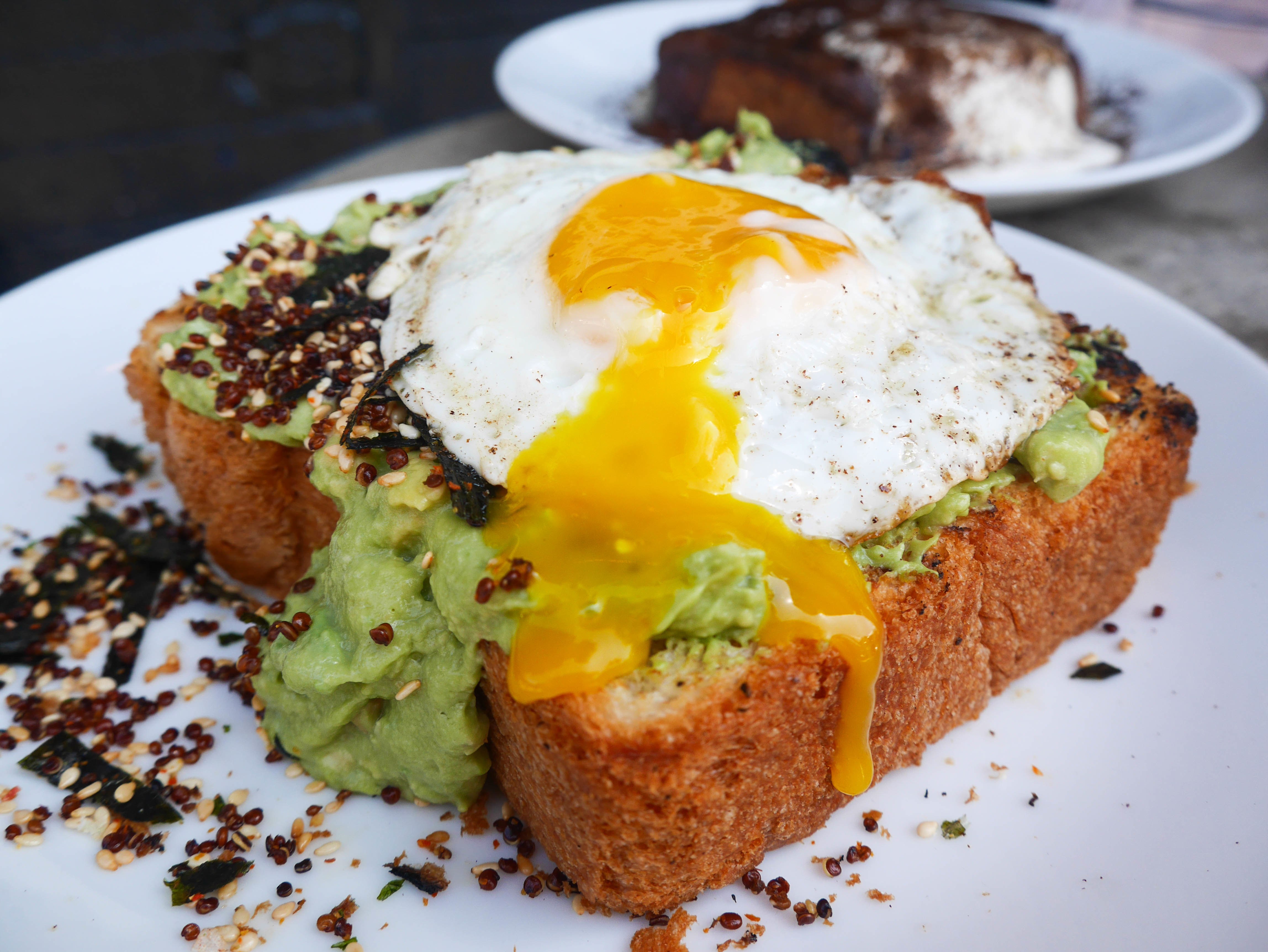 Avocado Toast NYC - Cafe Colette