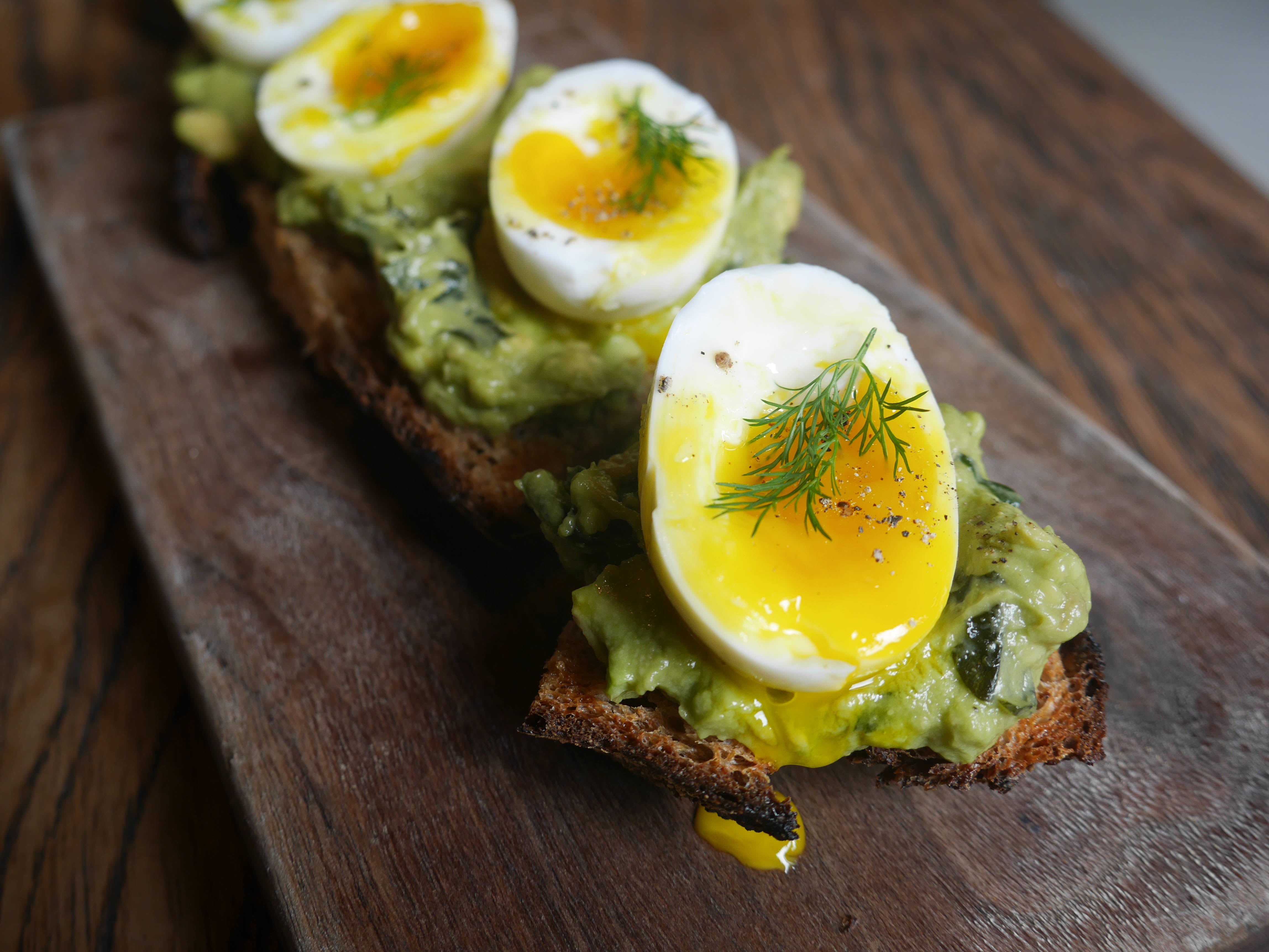 Avocado toast NYC - High Street on Hudson