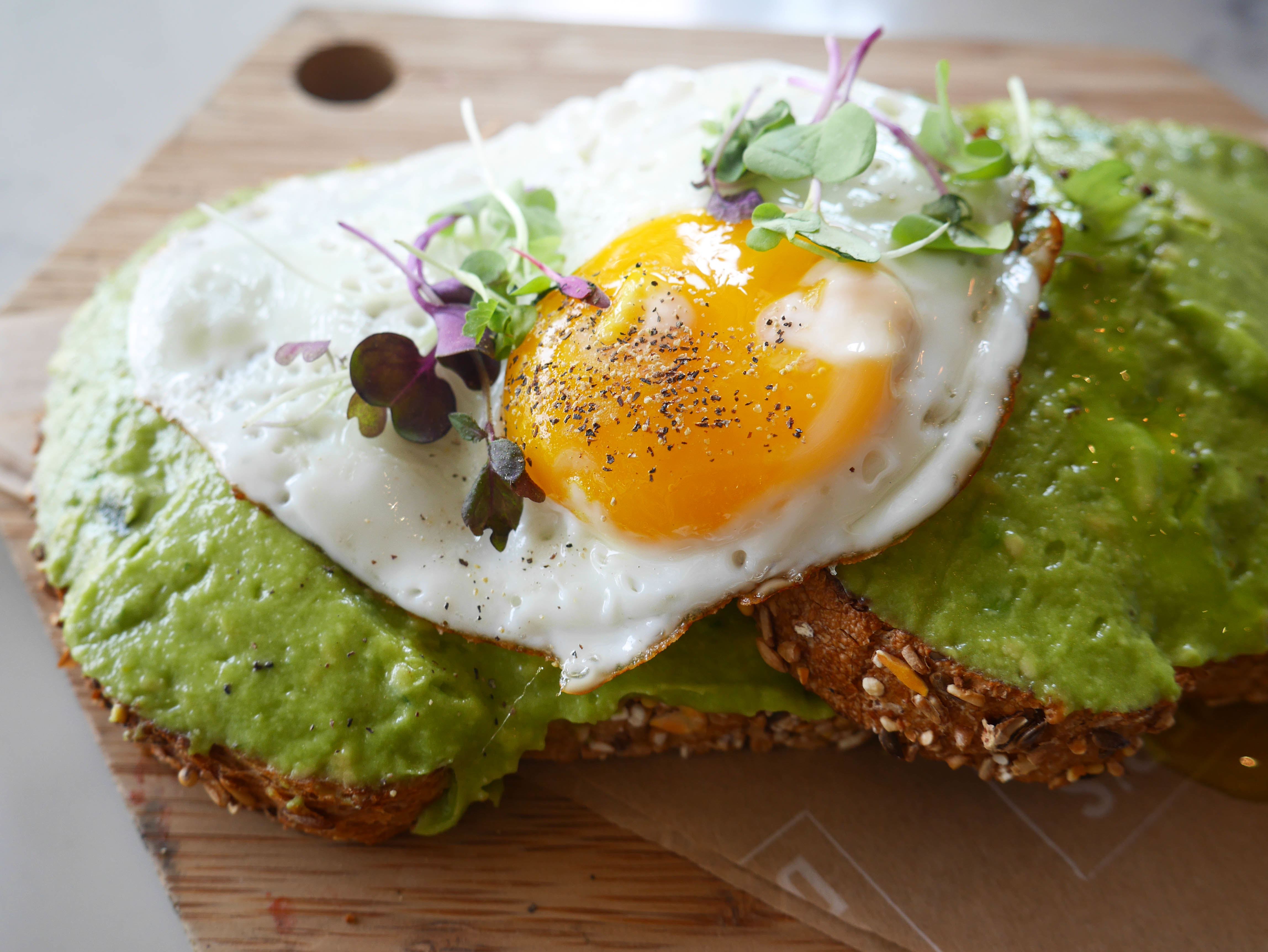The Butcher's Daughter NYC - avocado toast