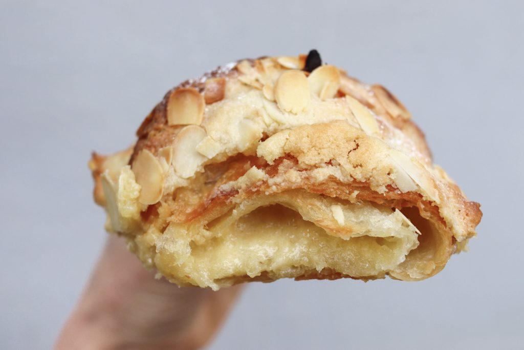 almond croissant - the floating boulangerie London